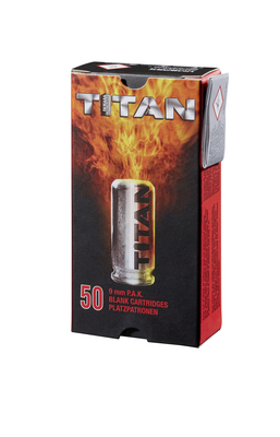 Perfecta Titan Platzpatronen cal. 9 mm P.A.K. - 50 Schuss