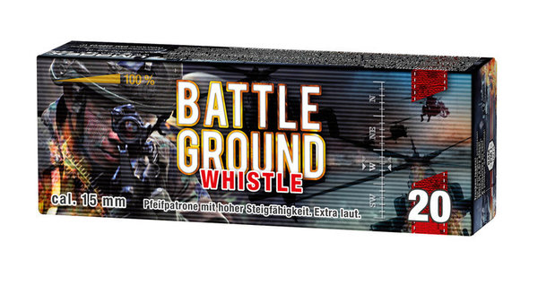 Umarex Battle Ground Whistle Signalsterne - Inhalt: 20 Stk. für Signalwaffen - Signalfeuerwerk