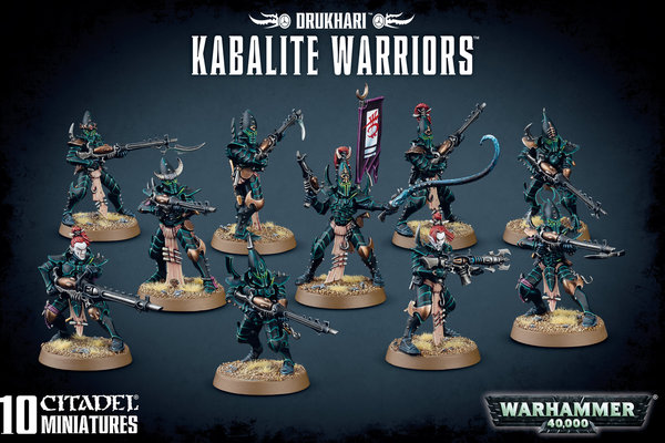 Warhammer 40000 Drukhari Kabalite Warriors