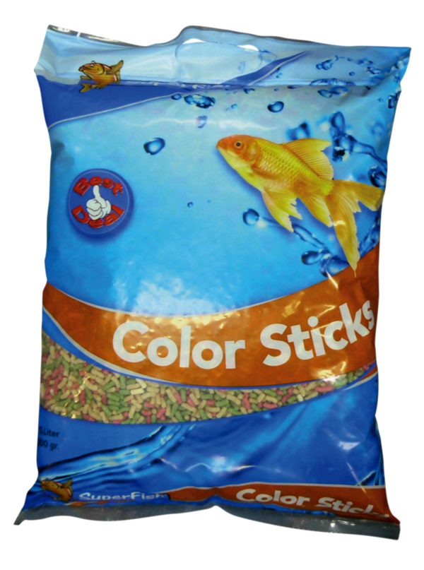 SuperFish Color Sticks 15 Liter Teichfischfutter
