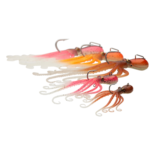 Savage Gear 3D Octopus  UV ORANGE GLOW