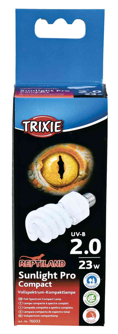 Trixie Reptiland Kompaktlampe Sunlight Pro Compact 2.0, 23 W