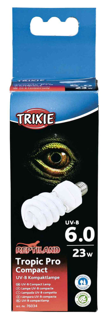Trixie Reptiland Kompaktlampe Tropic Pro Compact 6.0, 23 W