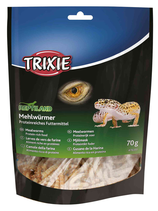 Trixie Reptiland Mehlwürmer, 70 g