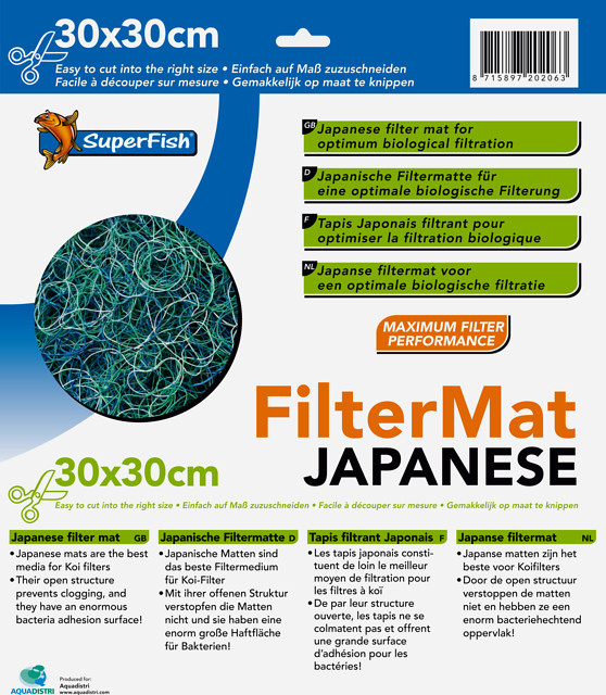 Japan Pad Filtermatte 30x30cm