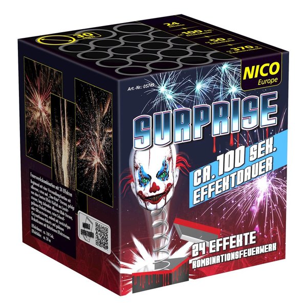 NICO Surprise 24 Schuss Batteriefeuerwerk