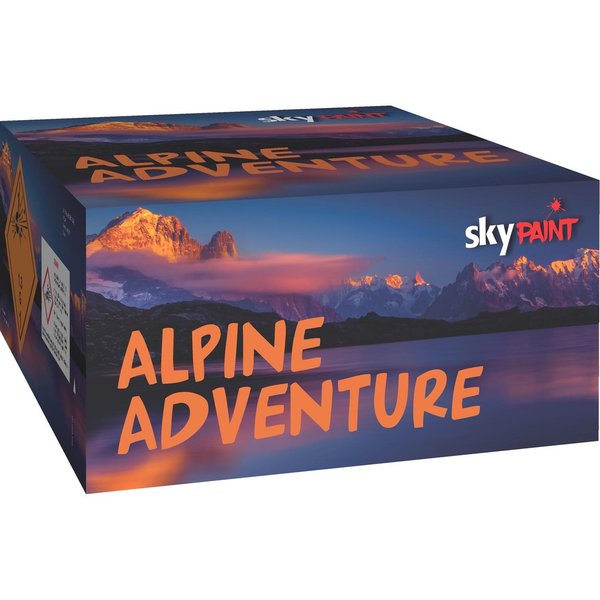 NICO Alpine Adventure 144 Schuss High End Feuerwerk im Drahtkäfig