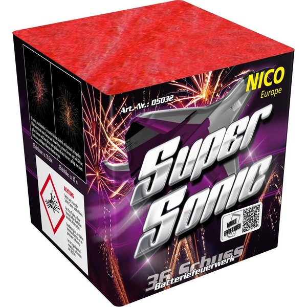 NICO Super Sonic 36 Schuss Batteriefeuerwerk