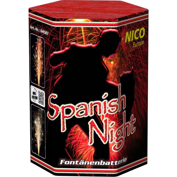 NICO Spanish Night Fontänenbatterie 5er Verbund