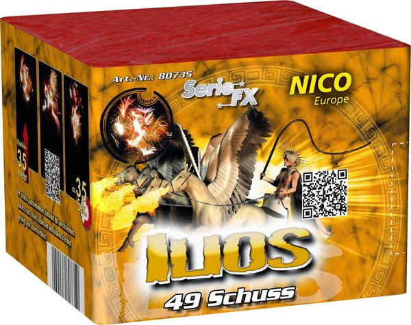 NICO Ilios Batteriefeuerwerk 49 Schuss