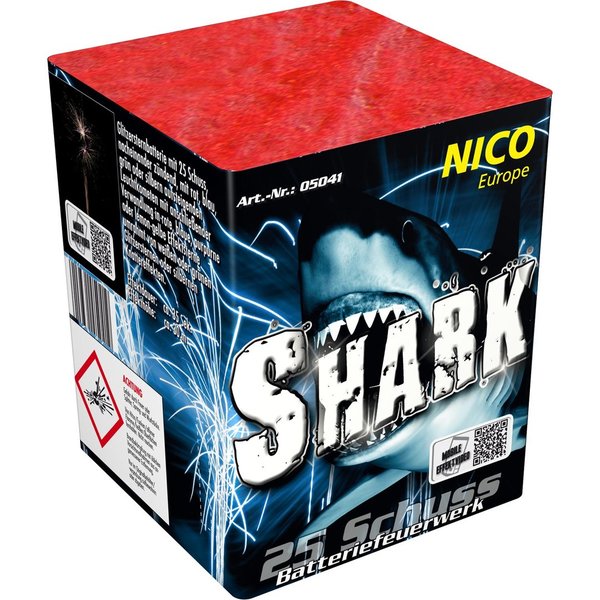 NICO Shark 25 Schuss Batteriefeuerwerk