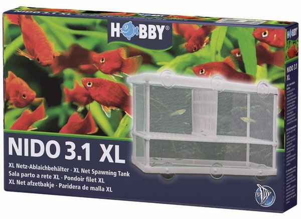 HOBBY Nido 3.1 XL , Netz Ablaichkasten Maße 25 x 15 x 14,5 cm