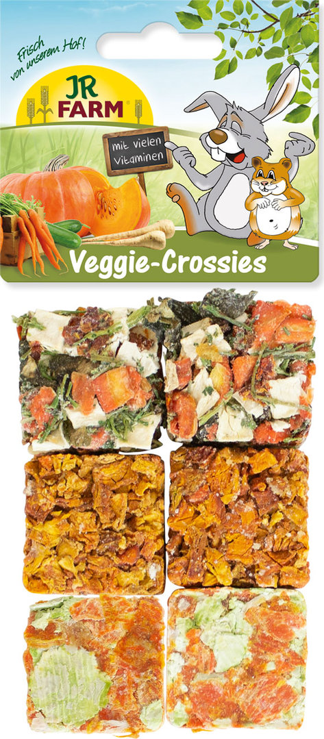 JR Farm Veggie-Crossies, 100 g