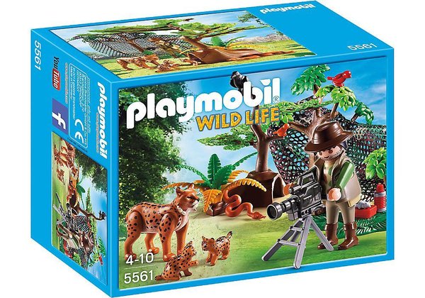 PLAYMOBIL® 5561 Luchsfamilie mit Tierfilmer Neu OVP