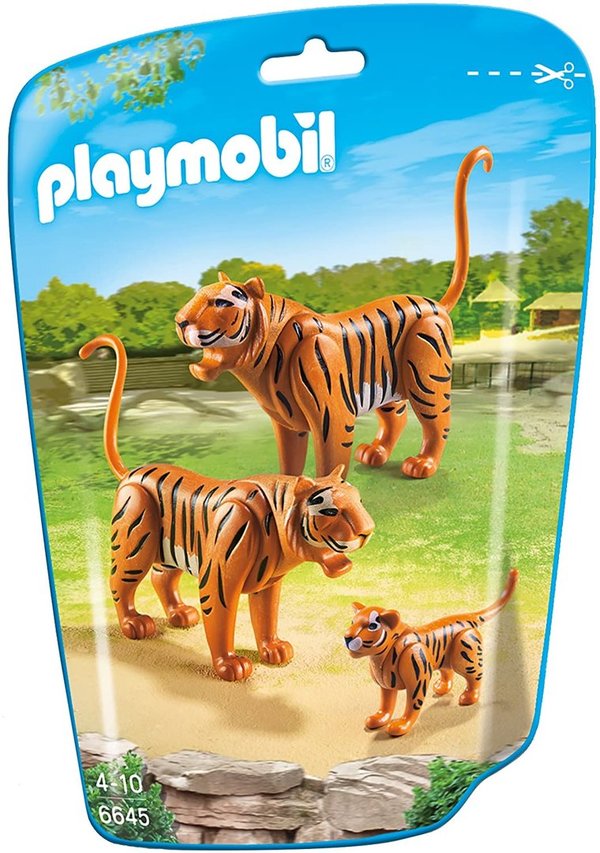 Playmobil 6645 - 2 Tiger mit Baby Neu OVP