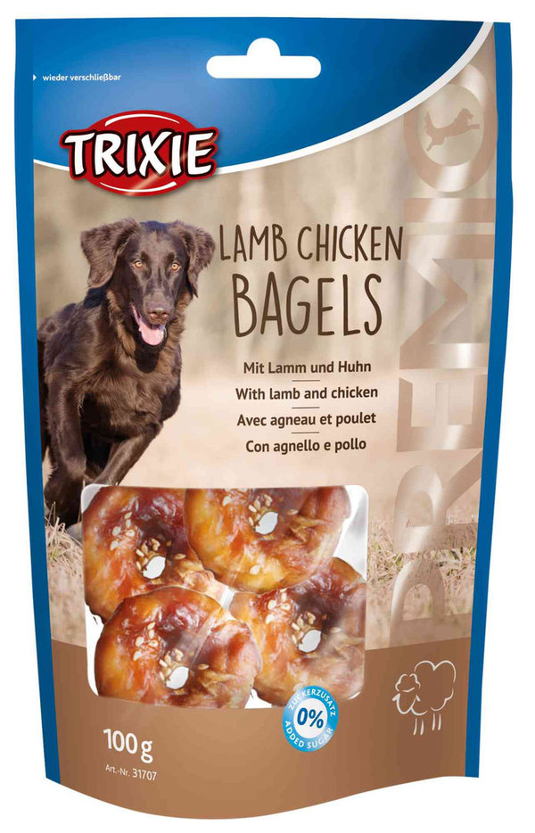 Trixie Premio Lamb Chicken Bagels, 100 g