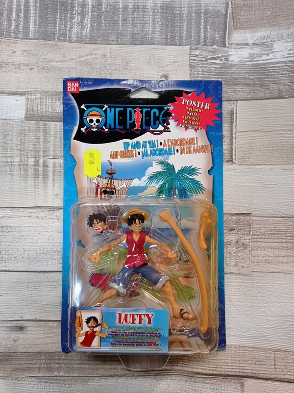 One Piece Luffy Figur mit Poster